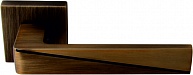 Ручка 253 Prisma на квадратной розетке матовая бронза/бронза (Forme)